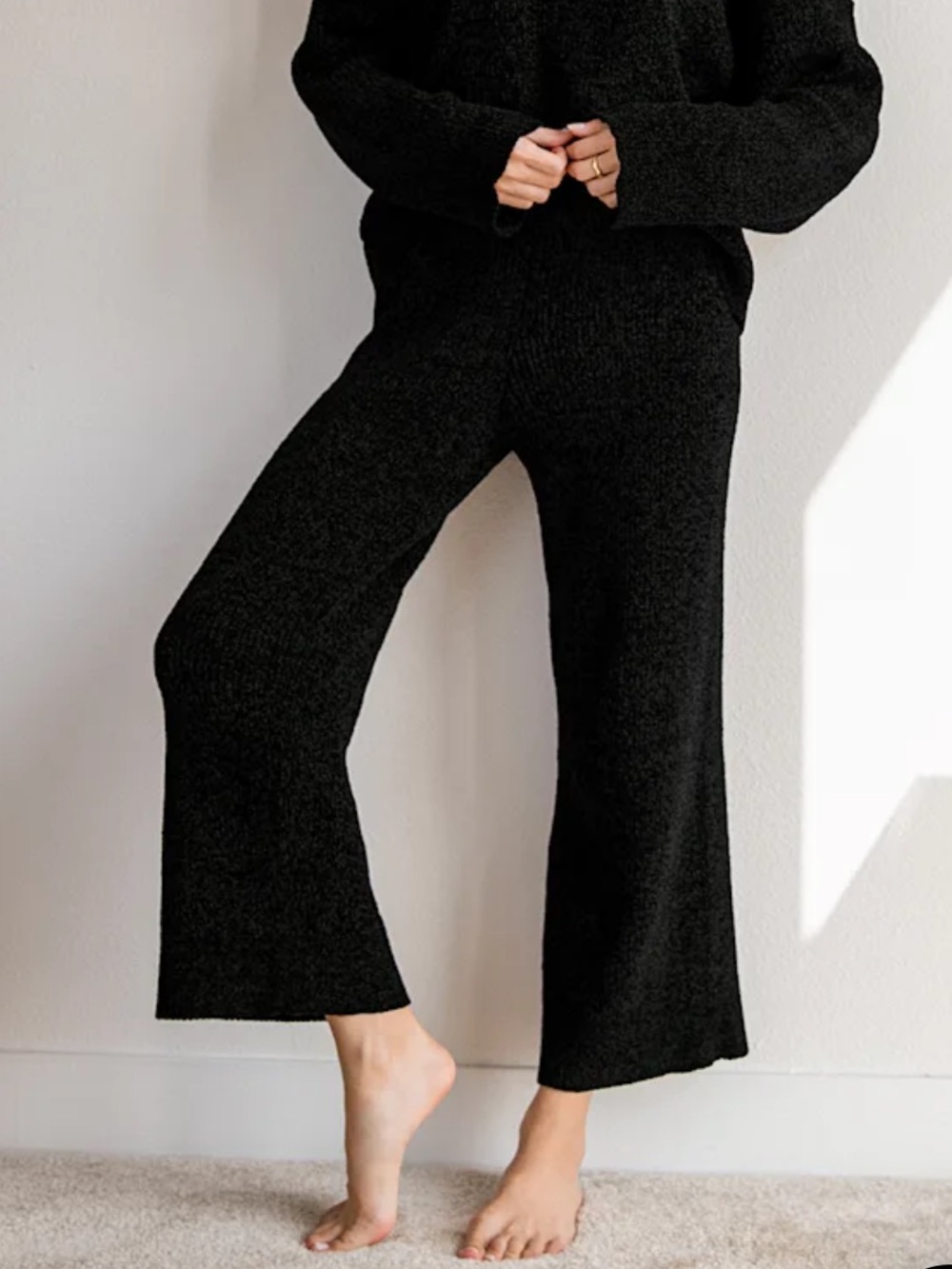 Lulus comfy cutie chenille sweater pants